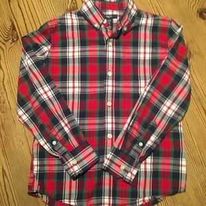 **2/$15** GAP, sz 8-9 Plaid Button down, EUC